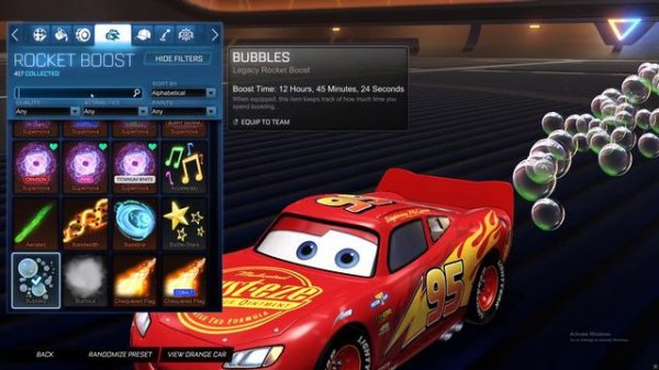 McQueen in Rocket League