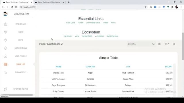 Tutorial menggunakan template bootstrap pada framework Vue JS смотреть онлайн
