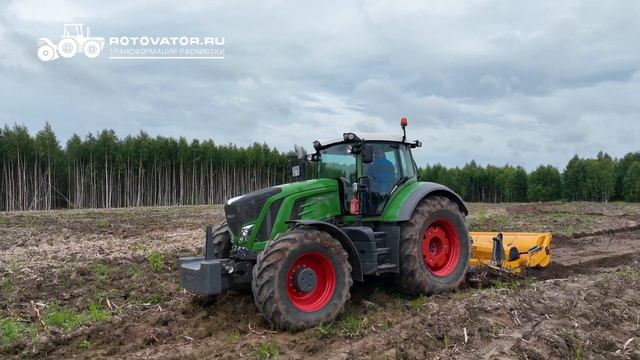 ОЧЕНЬ КРАСИВО!! FENDT 936 Vario с РОТОВАТОРОМ Suokone Mericrusher MJHS-311STX смотреть онлайн