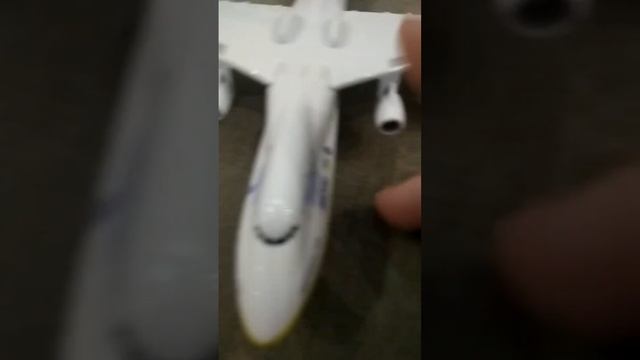 обзор на модель самолёта ан-225 Мрия Советский лайнер смотреть онлайн
