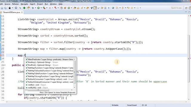 Java 8 Stream API смотреть онлайн