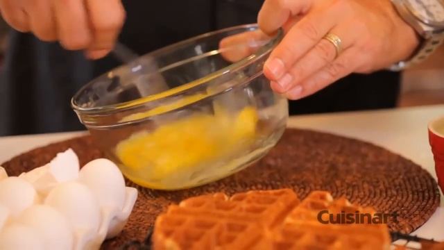 Pecan Gingerbread Belgian Waffles And Fresh Garden Fritatta By Cuisinart