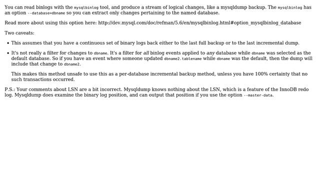 MySQL incremental backups per database (not global) (3 Solutions!!) смотреть онлайн
