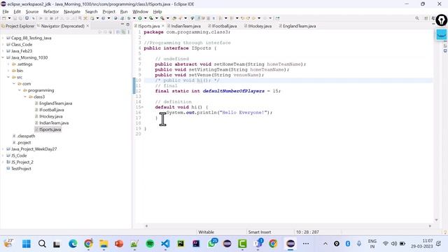 Introduction to Interface and Abstract Class in Core Java смотреть онлайн