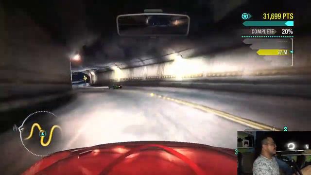 NEED FOR SPEED CARBON PS3 Cuchoplay con volante Logitech DFGT #3 смотреть онлайн