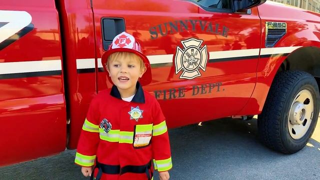 Завтрак с пожарниками Праздник для детей Firefighter's pancake breakfast Video for kids смотреть онлайн