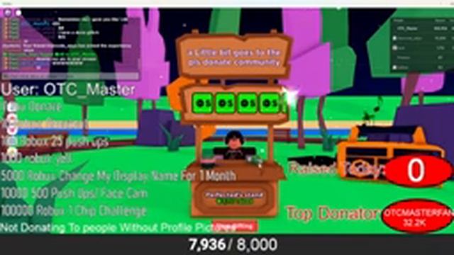 ? 1-100 Robux Per Person | Roblox Pls Donate Live? Donating To Subscribers | Road to 8000 смотреть онлайн