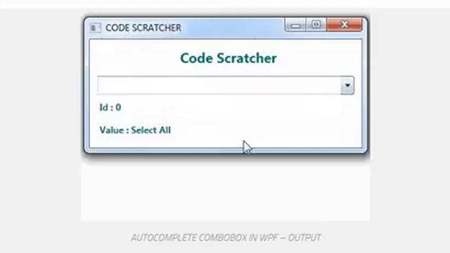 Autocomplete Combobox in WPF смотреть онлайн