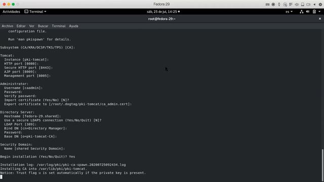 PKI DOGTAG FEDORA смотреть онлайн