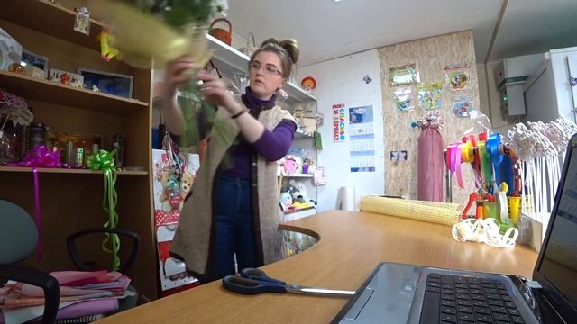 Обьемный Букет из Альстромерии Хризантемы и Гвоздики?? смотреть онлайн