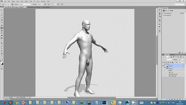 Photoshop CC layer mask on 3d model смотреть онлайн