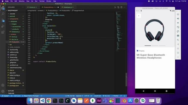 Shopping App UI - React Native & Async Storage смотреть онлайн