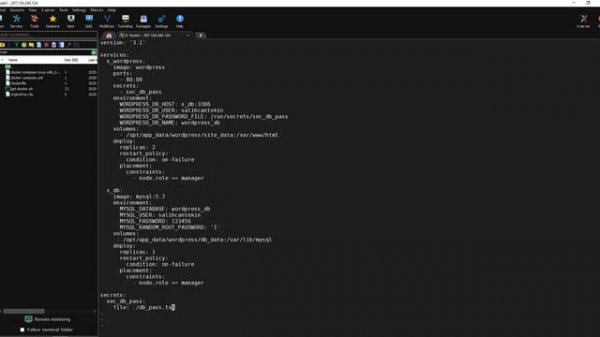 Docker Secrets Yönetimi | Docker Swarm Secrets #21