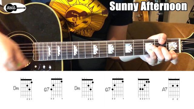 Sunny Afternoon the Kinks Guitar Tutorial Chords ver2.0 смотреть онлайн