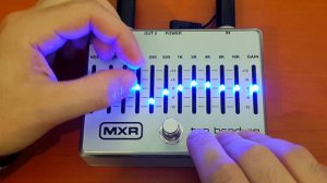 MXR M108 TEN BAND EQ demo by RICCARDO GIOGGI [ENG subs]