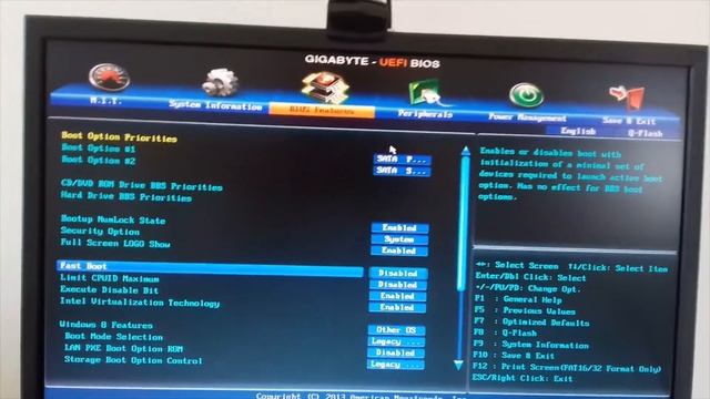 How to enable intel virtualization technology and fast boot in gigabyte bios смотреть онлайн