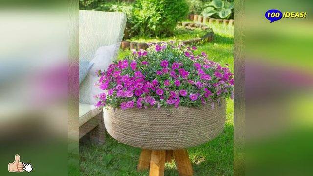 Beautiful ideas flower beds! 25 ideas for fencing flower beds! смотреть онлайн