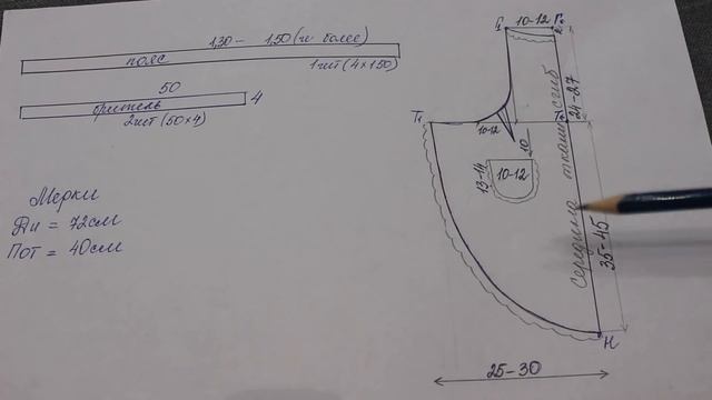Как выкроить фартук одной деталью смотреть онлайн