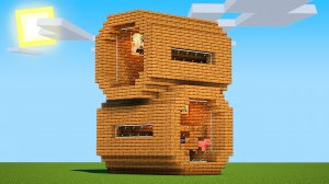 СТАРТОВЫЙ ДОМ КАПСУЛА В МАЙНКРАФТЕ