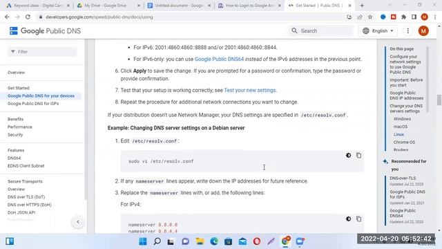 Google Public DNS for your devices - Google DNS смотреть онлайн