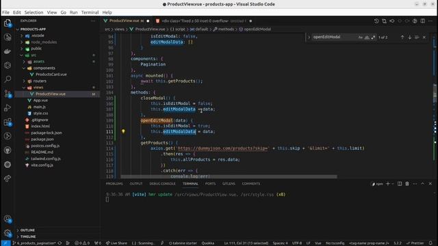 Products app using Vue 3 #7 Edit/Update Product Details | Vue Js Project in Hindi смотреть онлайн