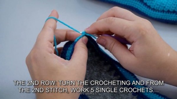 Simple crochet slippers on the sole - a detailed tutorial!