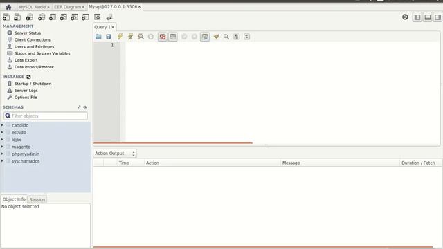 Workbench - Criando diagrama ER, exportando para SQL, implemantando e manipulando смотреть онлайн