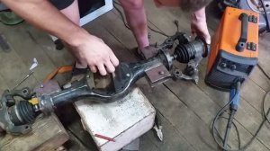 Такого вы ещё не видели!!  Передний мост из заднего!!!