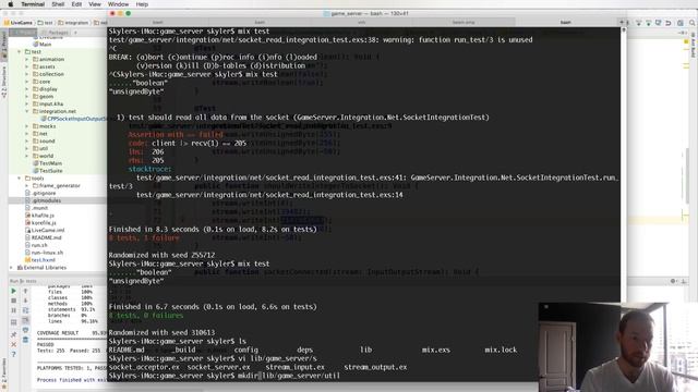 Day 39: Socket integration tests coming along. смотреть онлайн