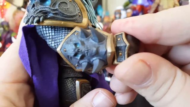 Neca Hero's of the Storm Lich King Arthus Unboxing and review. смотреть онлайн