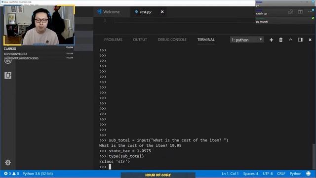 Hour of Code - Learn Programming w/ Python (Livestream Ep. 2) смотреть онлайн