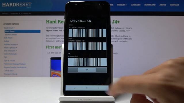How to Locate IMEI Number in SAMSUNG Galaxy J4+ - IMEI & Serial Number смотреть онлайн