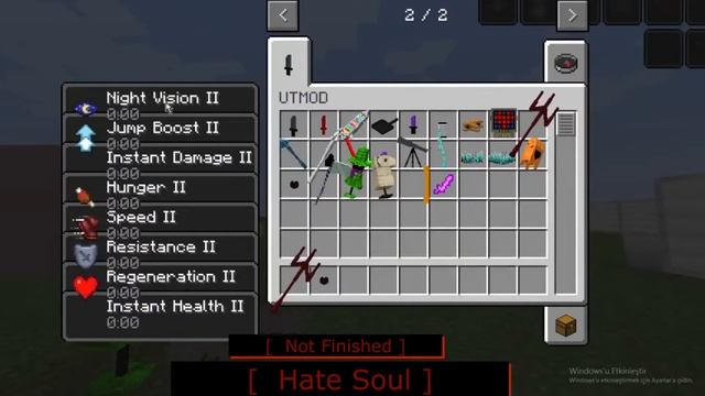 Minecraft Undertale mod смотреть онлайн