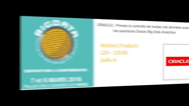 Oracle au salon Big Data Paris 2016 смотреть онлайн