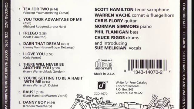 S Hamilton and W. Vaché - Whit Scott´s Band - Tea for two смотреть онлайн