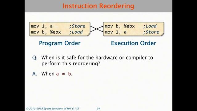 17. Synchronization Without Locks смотреть онлайн