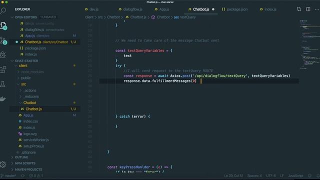 MERN STACK PROJECT - CHATBOT CLONE w/ DIALOGFLOW (SOURCE CODE INCLUDED) (REACT JS) смотреть онлайн