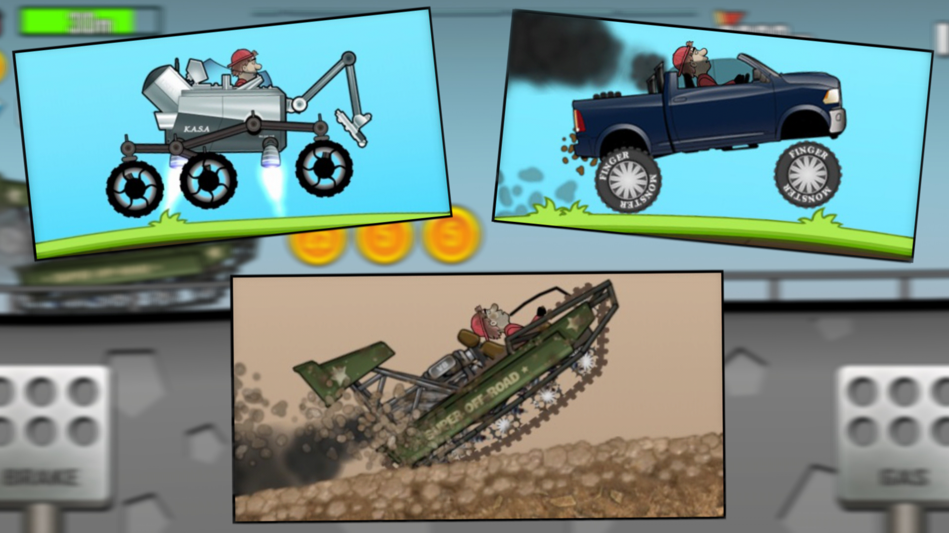 ЛУЧШАЯ МАШИНА В Hill Climb Raching ??? | Лучший транспорт смотреть онлайн