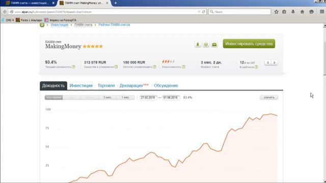 Еженедельный обзор ПАММ счетов Альпари от 01.06 2015 смотреть онлайн