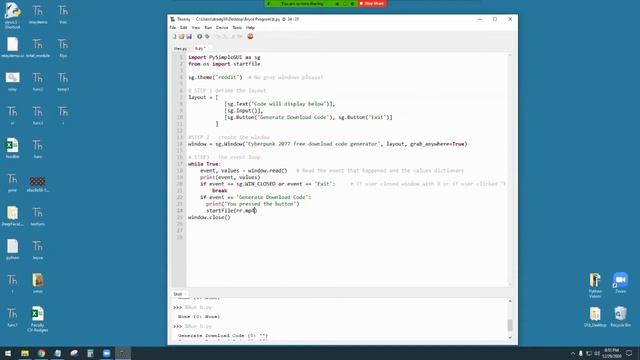 Part 11. PySimpleGUI, Rick Astley, Aloe Socks, and more! - Mr. Rodgers Intro to Python programming смотреть онлайн
