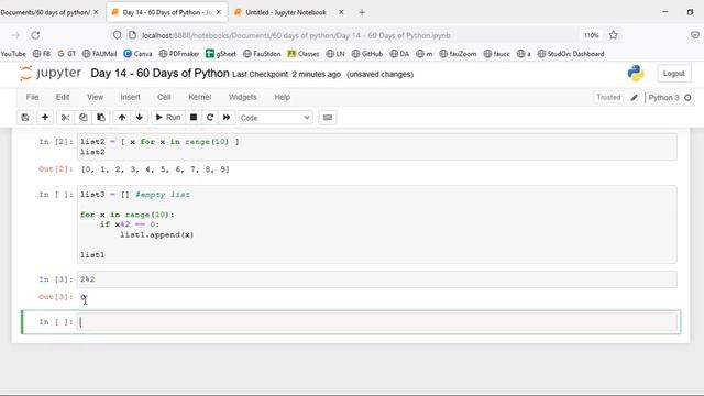 Day-14? 60 Days of Python | Python List: List Comprehension in Python | Python Full Course@aiQuest смотреть онлайн