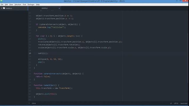 2D JavaScript Game Engine : Episode 4 : Sphere Colliders смотреть онлайн