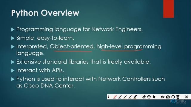 Python Programming for Network Engineering | Koenig смотреть онлайн