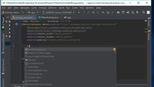 how to create animated progress bar in android studio wave loading view смотреть онлайн