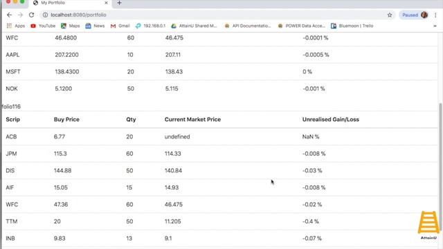 Bluemoon - Stock Portfolio смотреть онлайн