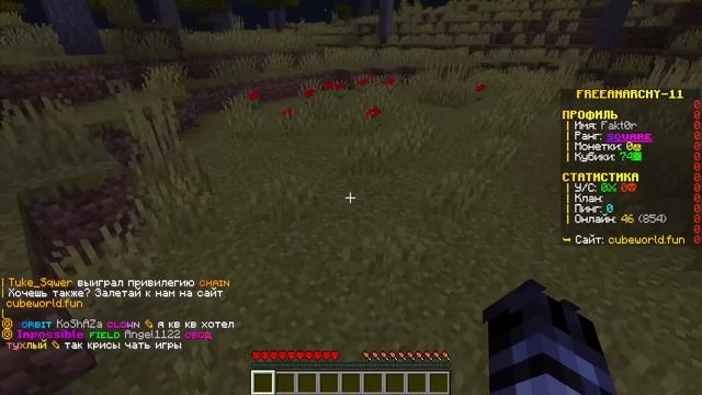 Сервер Объединился против МЕНЯ на Анархии - Майнкрафт CubeWorld