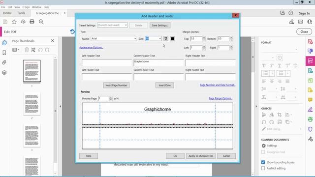 How to add header and footer to only one page in PDF using Adobe Acrobat Pro DC смотреть онлайн