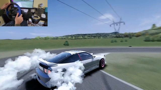 Drifting the Nissan 240sx on Affinity Circuit! - Assetto Corsa смотреть онлайн