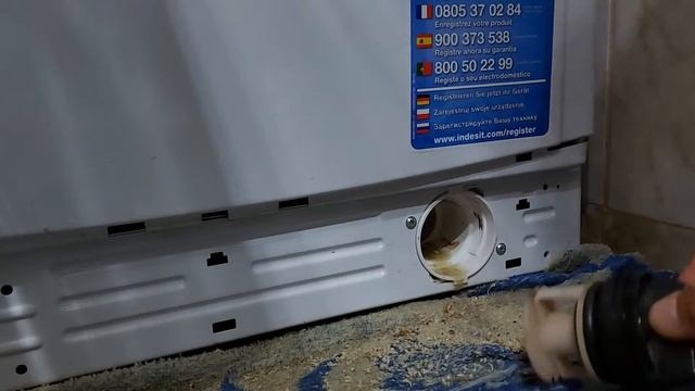 How to fix F05 error to Indesit washing machine смотреть онлайн