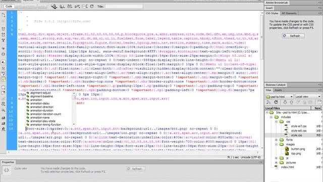 Photoshop PSD To HTML Tutorial - Reviewing The F2FW Ico Class